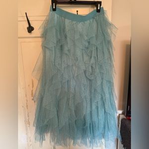 Anthropologie tulle skirt sz M